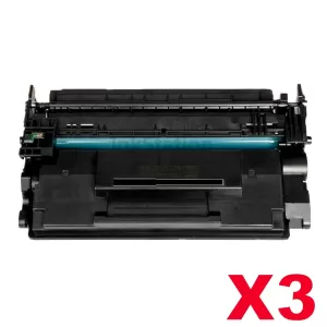 3 x HP 89A CF289A Compatible Black Toner Cartridge - 5,000 Pages