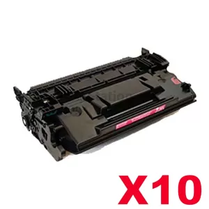 10 x HP CF287A (87A) Compatible Black Toner Cartridge - 9,000 Pages