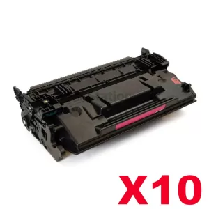 10 x HP CF287X (87X) Compatible Black Toner Cartridge - 18,000 Pages