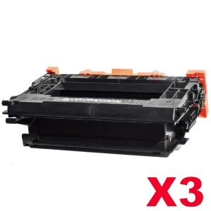 3 x HP CF237Y (37Y) Compatible Black Extra High Yield Toner Cartridge - 41,000 Pages