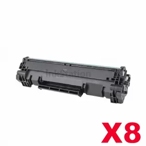 8 x HP 48A CF248A Compatible Black Toner Cartridge - 1,000 Pages