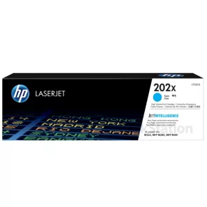 HP CF501X (202X) Genuine Cyan High Yield Toner Cartridge - 2,500 Pages