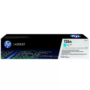 HP CE311A (126A) Genuine Cyan Toner Cartridge - 1,000 Pages