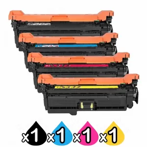 4 Pack HP CF320A-CF323A (652A/653A) Compatible Toner Cartridges  [1BK,1C,1M,1Y]