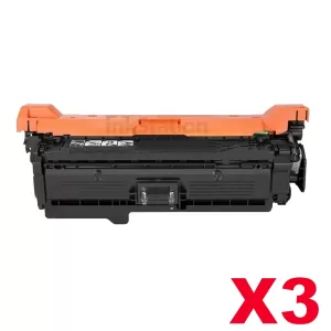 3 x HP CF320A (652A) Compatible Black Toner Cartridge  - 11,500 Pages