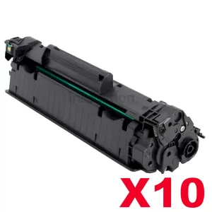 10 x HP CF283A (83A) Compatible Black Toner Cartridge - 1,500 Pages