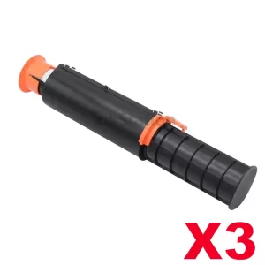 3 x HP 143A W1143A Compatible Black Toner Reload Kit - 2,500 Pages