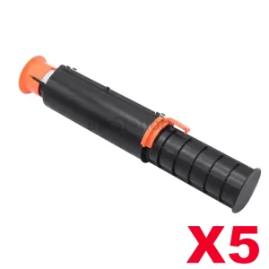 5 x HP 143A W1143A Compatible Black Toner Reload Kit - 2,500 Pages