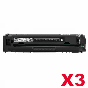 3 x HP 416X W2040X Compatible Black High Yield Toner Cartridge - 7,500 pages