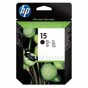 HP 15 Genuine Black Inkjet Cartridge C6615DA