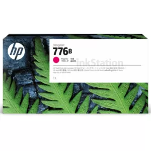 HP 776B Genuine Magenta 1-liter Ink Cartridge 1XB13A