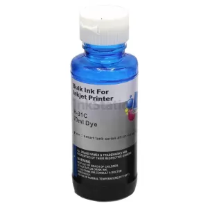 HP 31 Compatible Cyan Ink Bottle 1VU26AA - 70ml