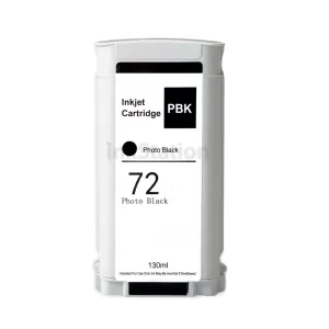 HP 72 Compatible Photo Black 130ml Inkjet Cartridge C9370A / 3WX07A