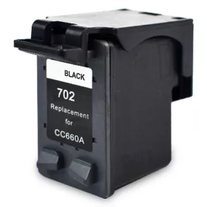 1 x HP 702 Compatible Black Inkjet Cartridge CC660AA