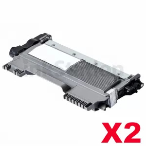 2 x Compatible Brother TN-2030 Toner High Yield - 2,600 pages