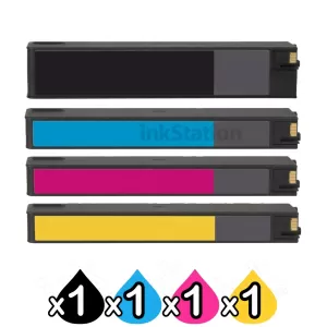4 Pack HP 975X Compatible High Yield Inkjet Combo L0S00AA - L0S09AA [1BK,1C,1M,1Y]
