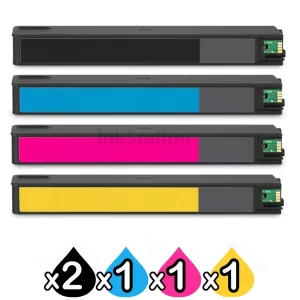 5 Pack HP 975A Compatible Inkjet Combo L0R88AA - L0R97AA [2BK,1C,1M,1Y]
