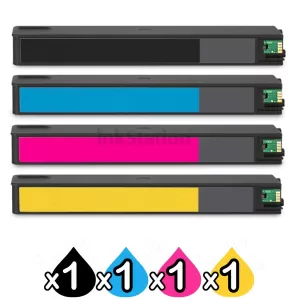 4 Pack HP 975A Compatible Inkjet Combo L0R88AA - L0R97AA [1BK,1C,1M,1Y]