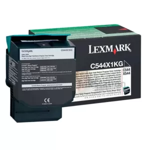 Lexmark (C544X1KG) Genuine C544 / C546 / X544 / X546 Black XHY Toner Cartridge - 6,000 pages