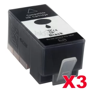 3 x HP 915XL Compatible Black High Yield Inkjet Cartridge 3YM22AA - 825 pages