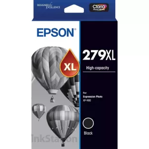 Epson 279XL Genuine Claria Photo HD Black High Yield Ink Cartridge (C13T16L192)