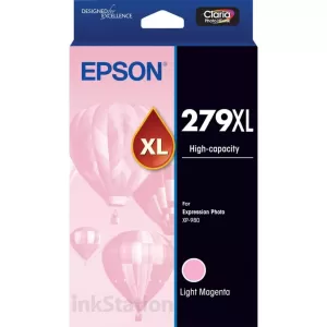 Epson 279XL Genuine Claria Photo HD Light Magenta High Yield Ink Cartridge (C13T16L692)