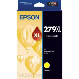 Epson 279XL Genuine Claria Photo HD Yellow High Yield Ink Cartridge (C13T16L492)