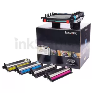 Lexmark (C540X74G) Genuine C540 / C543 / C544 / C546 / X543 / X544 / X546 Black & Colour Image Kit - Up to 30,000 pages