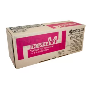 Genuine Kyocera TK-554M Magenta Toner Cartridge FS-C5200DN - 6,000 pages
