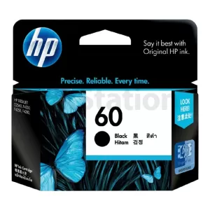 HP 60 Genuine Black Inkjet Cartridge CC640WA - 200 Pages