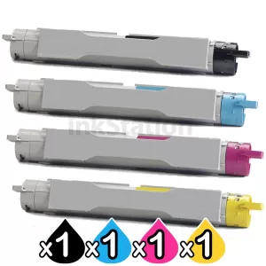 4-Pack Fuji Xerox DocuPrint C2535A Compatible Toner Cartridge [1BK,1C,1M,1Y]