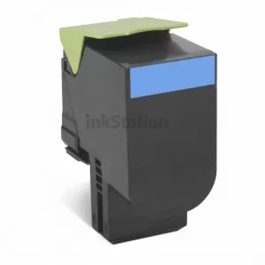 1 x Lexmark (80C8HC0) Compatible CX410 / CX510 Cyan High Yield Toner Cartridge - 3,000 pages