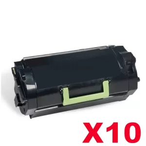 10 x Lexmark (62D3H00) Compatible MX710 / MX711 / MX810 / MX811 / MX812 Black High Yield Toner Cartridge - 25,000 pages