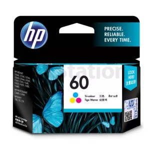 HP 60 Genuine Colour Inkjet Cartridge CC643WA - 165 Pages