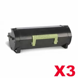 3 x Lexmark 503H (50F3H0E) Compatible MS310 / MS312 / MS410 / MS415/ MS510 / MS610 High Yield Toner Cartridge - 5,000 pages