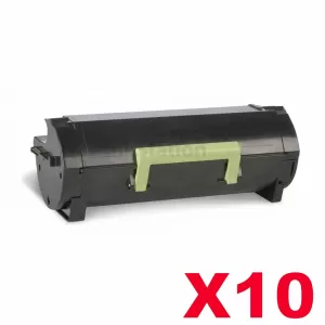 10 x Lexmark 503H (50F3H0E) Compatible MS310 / MS312 / MS410 / MS415/ MS510 / MS610 High Yield Toner Cartridge - 5,000 pages