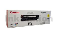Genuine Canon CART-418Y Yellow Toner Cartridge - 2,900 pages