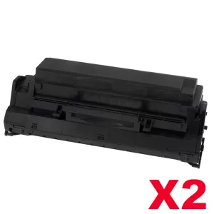 2 x Lexmark 13T0101 Compatible Black Laser Toner Cartridge