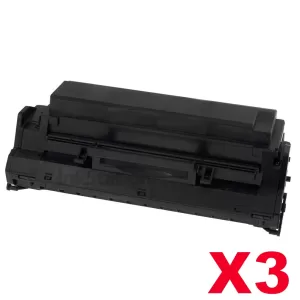 3 x Lexmark 13T0101 Compatible Black Laser Toner Cartridge