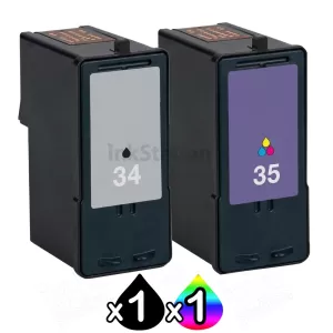 Lexmark No.34 & 35 (TPANZ22) Compatible Twinpack (18C0034 & 18C0035) [1BK,1CL]