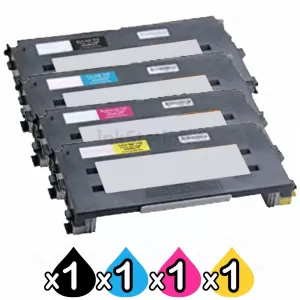 4 Pack Lexmark Compatible C510 Toner Cartridges High Capacity - BK 10,000 pages & CMY 6,600 pages