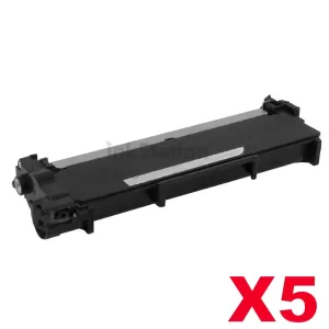 5 x Dell E310, E514, E515 Compatible Black Toner Cartridge - 2,600 pages