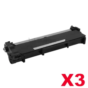 3 x Dell E310, E514, E515 Compatible Black Toner Cartridge - 2,600 pages