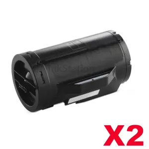 2 x Compatible Dell H815, H815dw, S2810, S2810dn, S2815, S2815dn Black Toner Cartridge - 6,000 pages