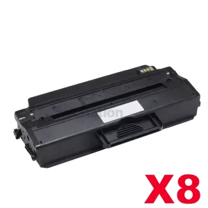 8 x Dell B1260, B1265 Compatible Toner Cartridge - 2,500 pages