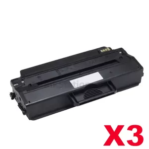 3 x Dell B1260, B1265 Compatible Toner Cartridge - 2,500 pages