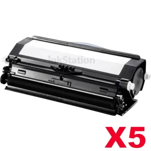 5 x Dell 3330DN Black Compatible Laser Toner Cartridge - 14,000 pages