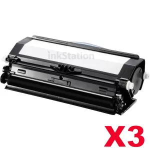 3 x Dell 3330DN Black Compatible Laser Toner Cartridge - 14,000 pages