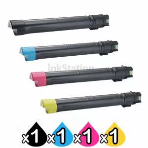 4 Pack Dell C7765 / C7765dn Compatible Toner Cartridges [1BK,1C,1M,1Y]