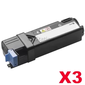 3 x Dell 2150CN,2150CDN,2155CN,2155CDN  Black Compatible Toner - 3,000 pages
